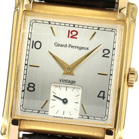 ジラール・ペルゴ GIRARD-PERREGAUX 2550 ヴィンテージ94 K18PG 手巻き メンズ 保証書付き_813268【中古】