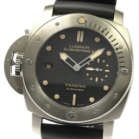 パネライ PANERAI PAM00569 ルミノール サブマーシブル1950 レフトハンド 3DAYS 自動巻き メンズ 良品 箱・保証書付き_813331【中古】