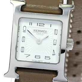 エルメス HERMES HH1.110 Hウォッチ ミニ ドゥブルトゥール クォーツ レディース 良品 _811402【中古】