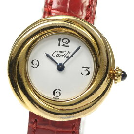 カルティエ CARTIER W1010844 マスト トリニティ SV925 ヴェルメイユ クォーツ レディース 保証書付き_812680【中古】