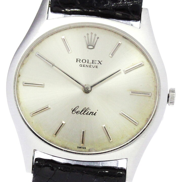 楽天市場】ロレックス ROLEX 3806 チェリーニ K18WG Cal.1600 手巻き  