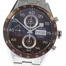 タグホイヤー TAG HEUER CV2A12 カレラ クロノグラフ デイデイト 自動巻き メンズ 良品 _811216【中古】