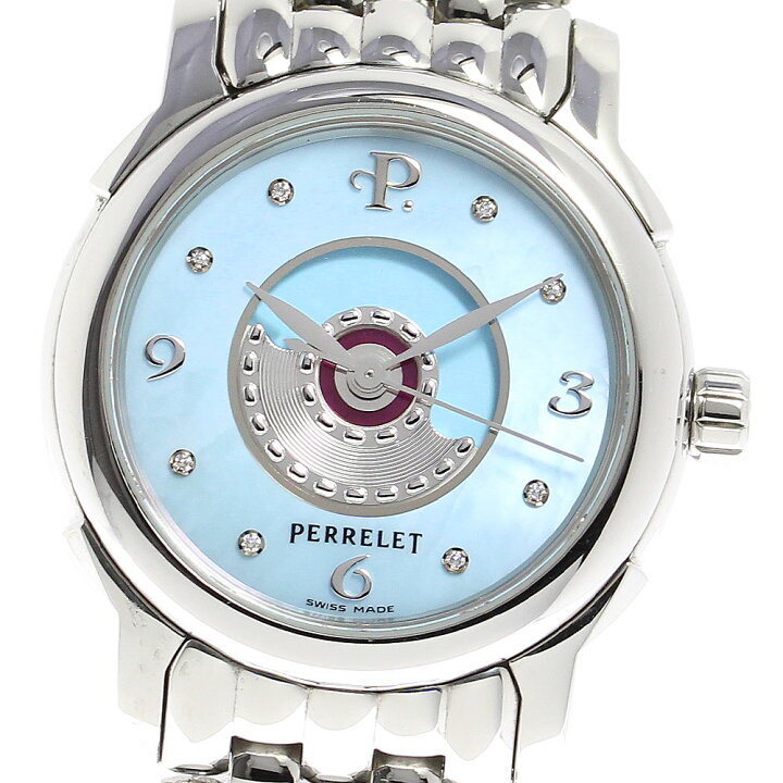 楽天市場】ペルレ PERRELET レディテンペスト 8Pダイヤ ダブルローター  