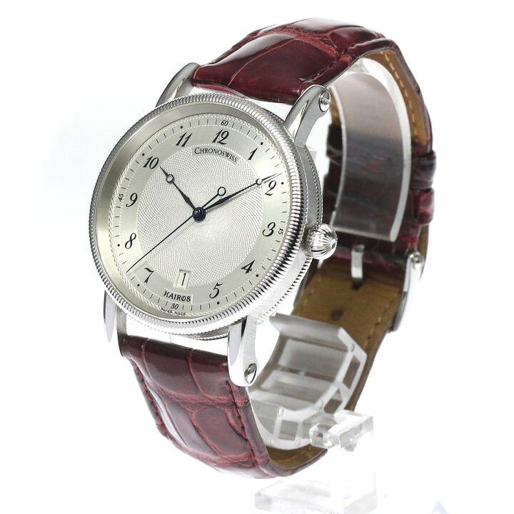 クロノスイス Chronoswiss CH2823 カイロス デイト 自動巻き メンズ 箱・保証書付き 814366 ev15 中古 CLOSER