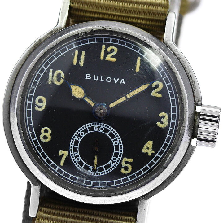 楽天市場】ブローバ BULOVA ミリタリーウォッチ cal.10AK ヴィンテージ 