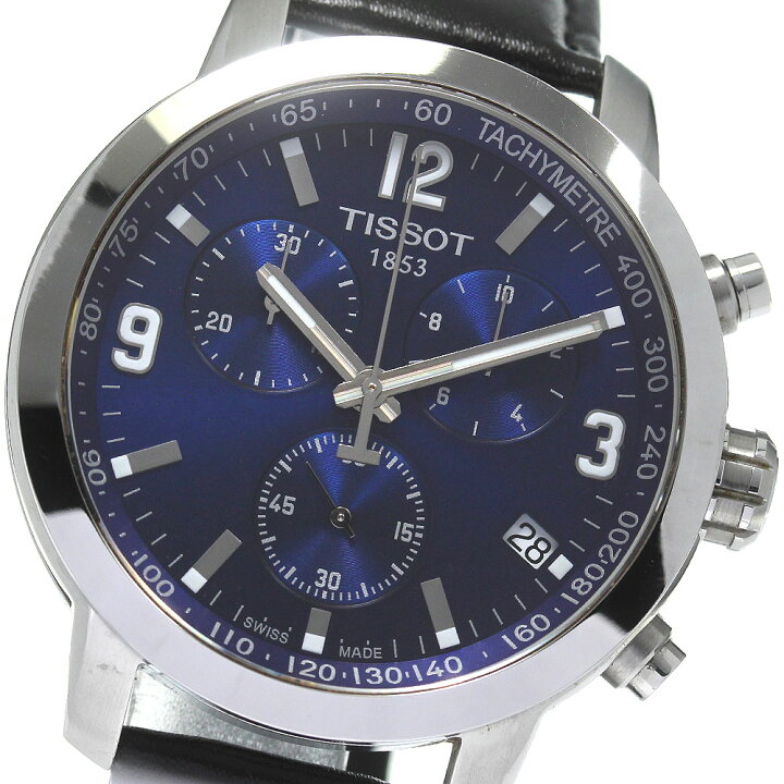 楽天市場】ティソ TISSOT T055417A クロノグラフ クォーツ メンズ 良品  