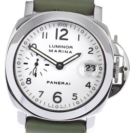 パネライ PANERAI PAM00049 ルミノール マリーナ デイト スモールセコンド 自動巻き メンズ _797950【中古】