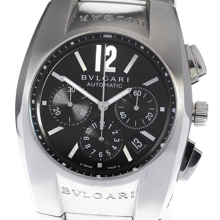 楽天市場】ブルガリ BVLGARI EG40SCH エルゴン クロノグラフ 自動巻き 