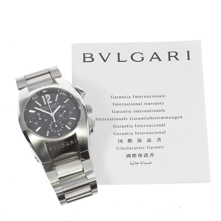 楽天市場】ブルガリ BVLGARI EG40SCH エルゴン クロノグラフ 自動巻き  