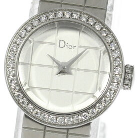 ディオール Dior CD040111M001 ラ・ディ・ドゥ・ディオール ダイヤベゼル クォーツ レディース 保証書付き_815873【中古】