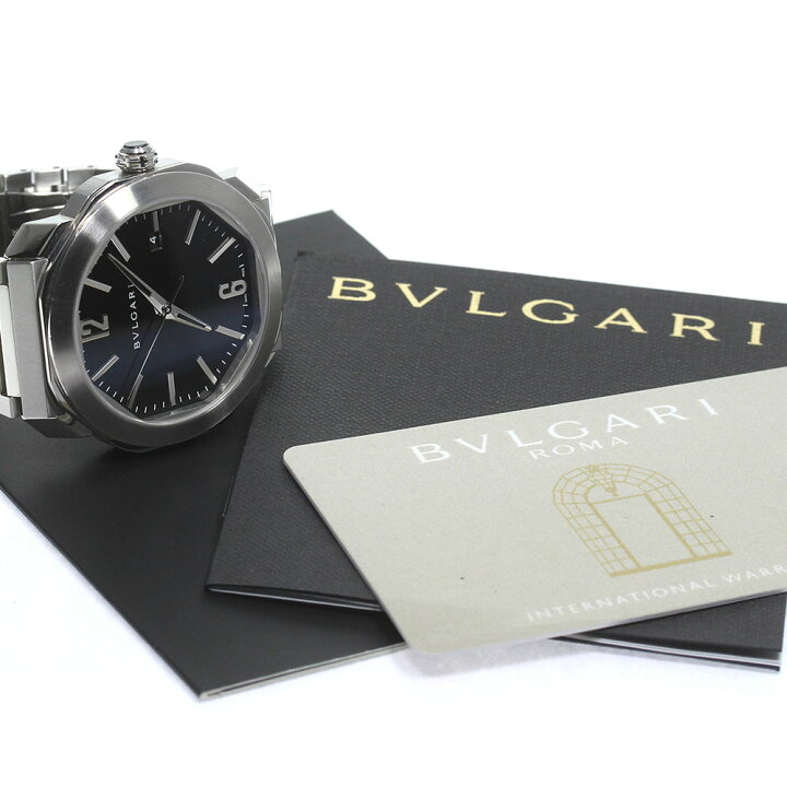 楽天市場】ブルガリ BVLGARI OC41S オクト デイト 自動巻き メンズ  