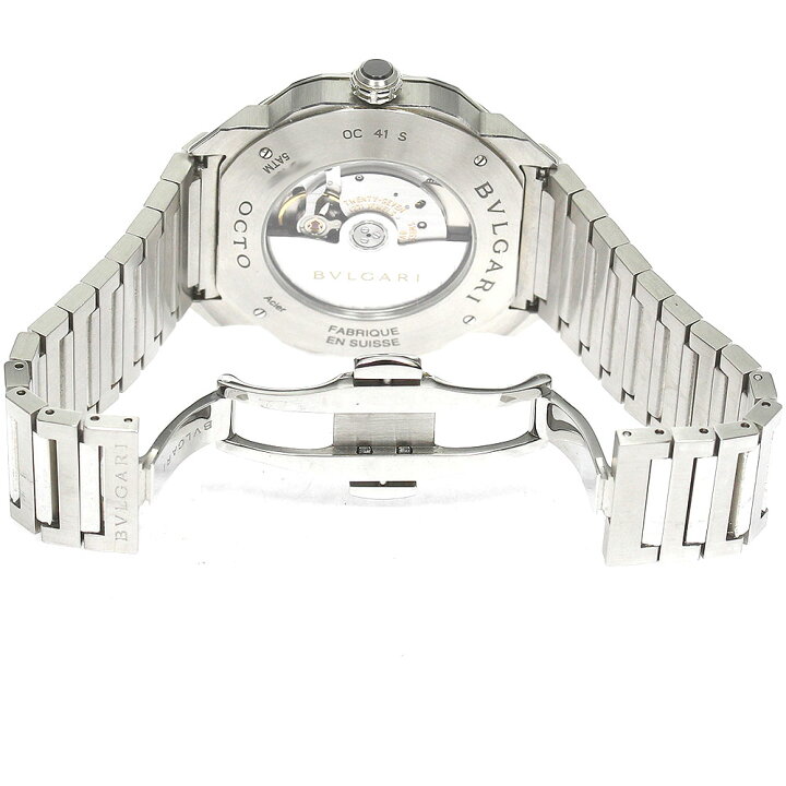 楽天市場】ブルガリ BVLGARI OC41S オクト デイト 自動巻き メンズ  