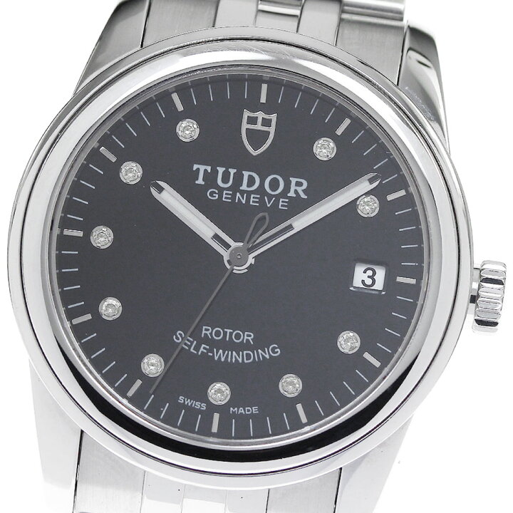 楽天市場】チュードル TUDOR 55000 グラマー 10Pダイヤモンド デイト  
