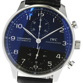 IWC IWC SCHAFFHAUSEN IW371447 ポルトギーゼ クロノグラフ 自動巻き メンズ 美品 保証書付き_816781【中古】