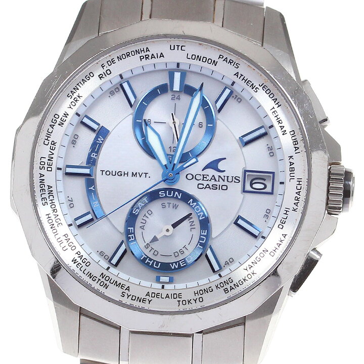 楽天市場】カシオ CASIO OCW-S2000PW-7AJF オシアナス マンタ ソーラー  