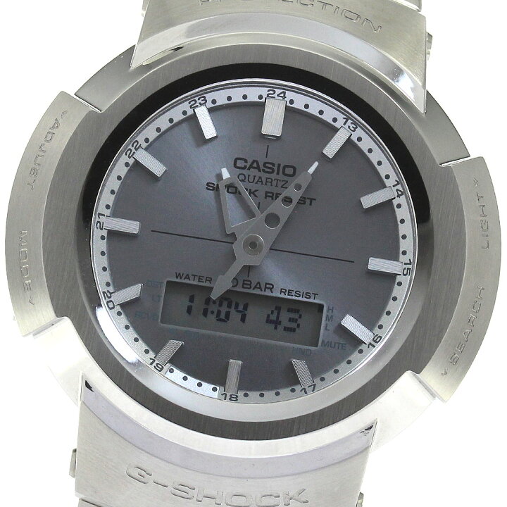 楽天市場】カシオ CASIO AWM-500D-1A8JF Gショック フルメタル  