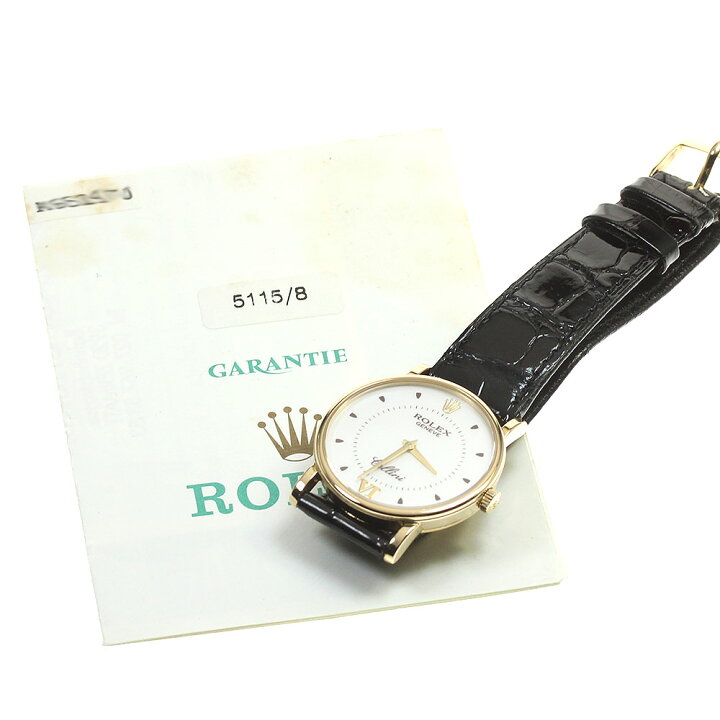 楽天市場】ロレックス ROLEX 5115/8 チェリーニ K18YG 手巻き メンズ  