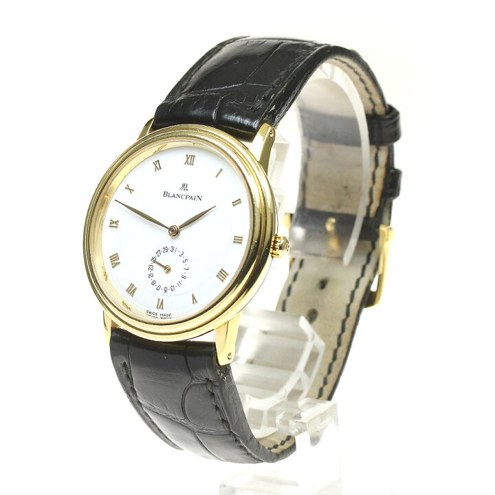 楽天市場】ブランパン Blancpain 4795 ヴィルレ K18YG デイト 自動巻き  