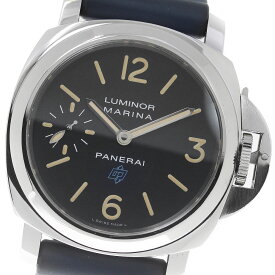 パネライ PANERAI PAM00631 ルミノールマリーナ ロゴ アッチャイオ 手巻き メンズ _816751【中古】