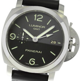 訳あり パネライ PANERAI PAM00320 ルミノール 1950 3デイズ GMT 自動巻き メンズ 箱・保証書付き_812172【中古】