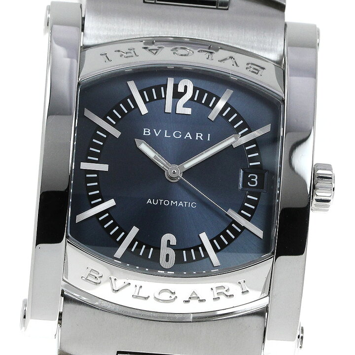 楽天市場】ブルガリ BVLGARI AA44S アショーマ デイト 自動巻き メンズ  