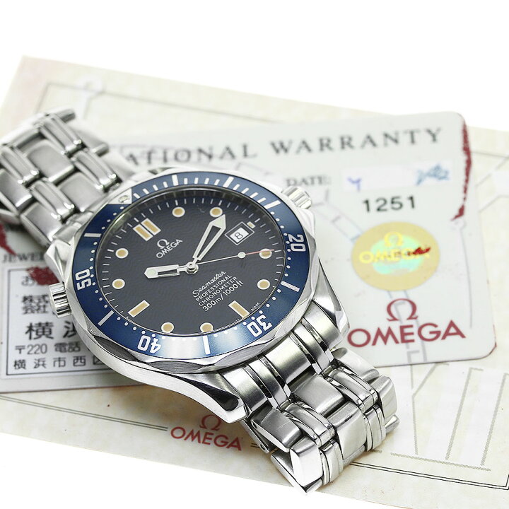 楽天市場】訳あり オメガ OMEGA 2531.80 シーマスター300 デイト 自動  