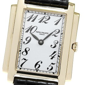 パテックフィリップ PATEK PHILIPPE 4824J-001 ゴンドーロ K18YG クォーツ レディース 保証書付き_816583【中古】
