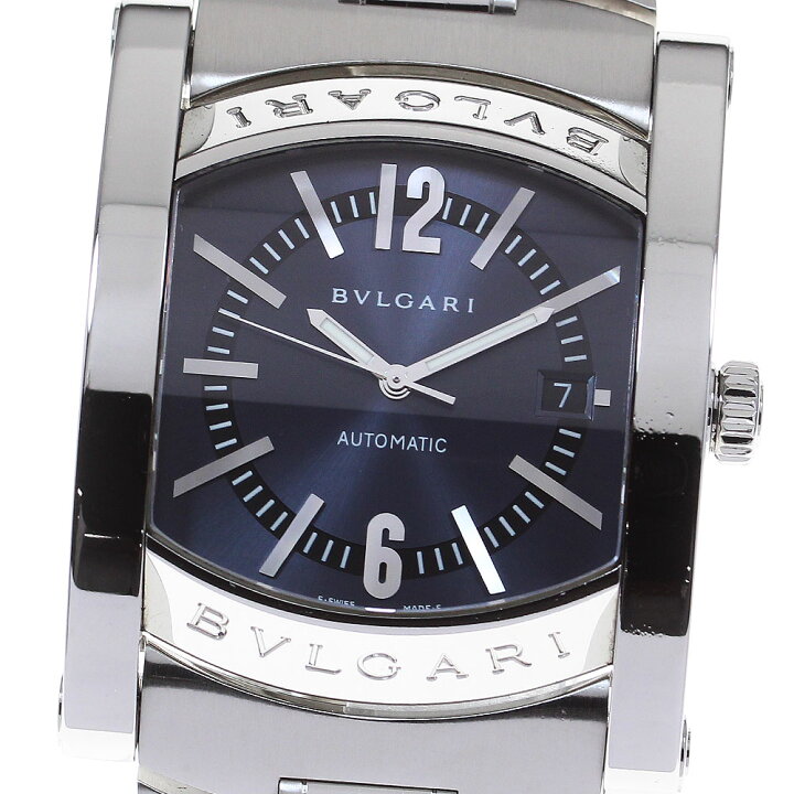 楽天市場】ブルガリ BVLGARI AA48S アショーマ デイト 自動巻き メンズ 