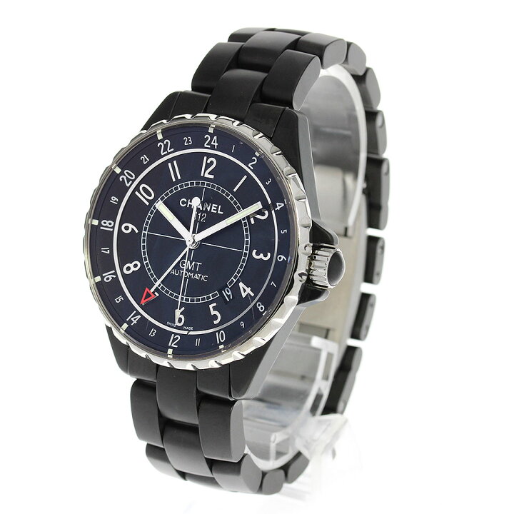 楽天市場】シャネル CHANEL H3101 J12 GMT マットブラック 自動巻き  