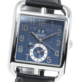 エルメス HERMES CD6.910 ケープコッド GMT ナイト&デイ 自動巻き メンズ 保証書付き_818366【中古】