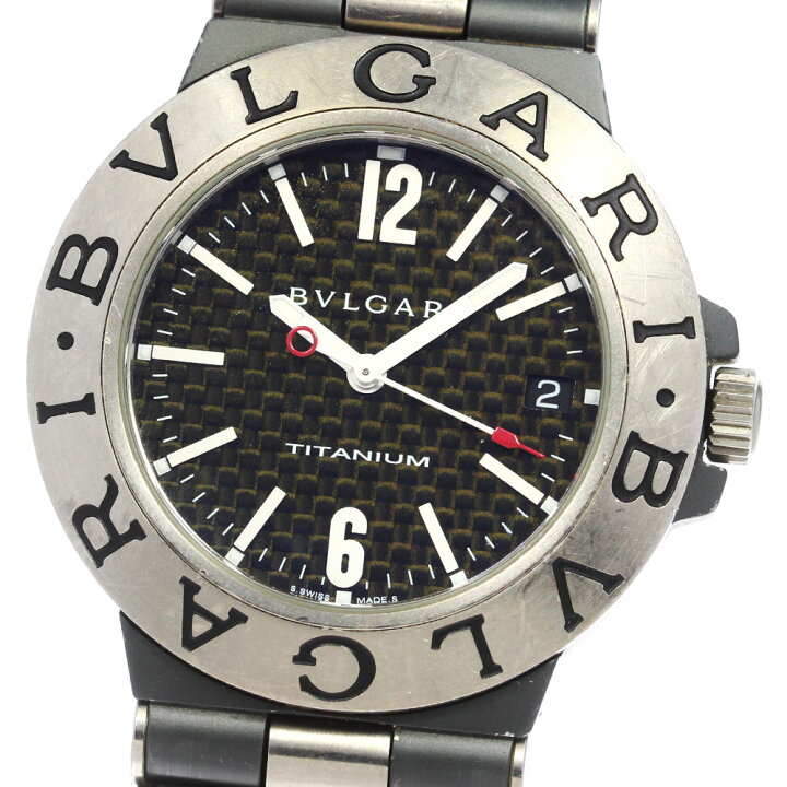 楽天市場】ブルガリ BVLGARI TI38TA ディアゴノ チタニウム デイト 