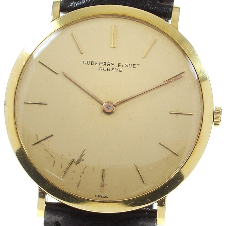 楽天市場】オーデマ・ピゲ AUDEMARS PIGUET K18YG Cal.K2001/1A 手巻き  