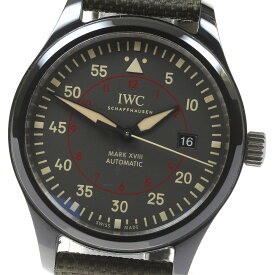 IWC SCHAFFHAUSEN IW324702 パイロットウォッチ マークXVIII トップガン ミラマー デイト 自動巻き メンズ _821021【中古】