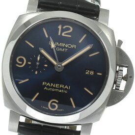 パネライ PANERAI PAM01033 ルミノール GMT 自動巻き メンズ 箱・保証書付き_818365【中古】