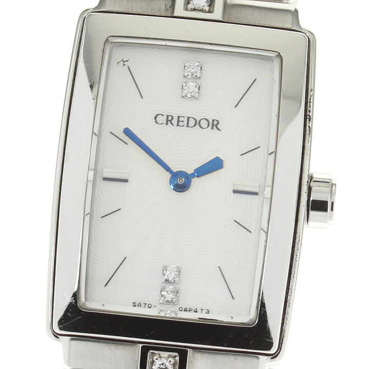 楽天市場】セイコー SEIKO 5A70-0AM0 クレドール アクア ダイヤ 