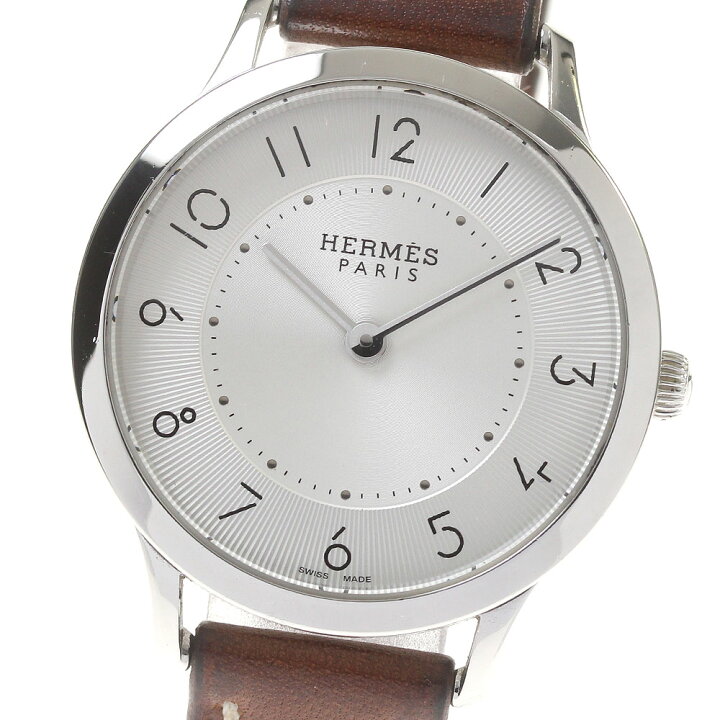 楽天市場】エルメス HERMES CA2.210 スリム ドゥ エルメス クォーツ  