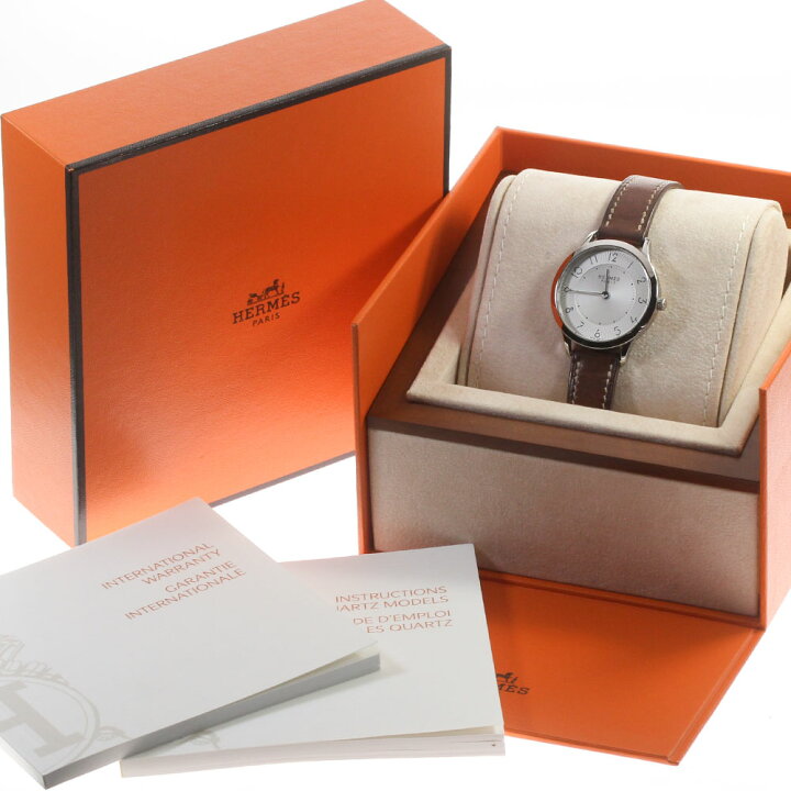 楽天市場】エルメス HERMES CA2.210 スリム ドゥ エルメス クォーツ  