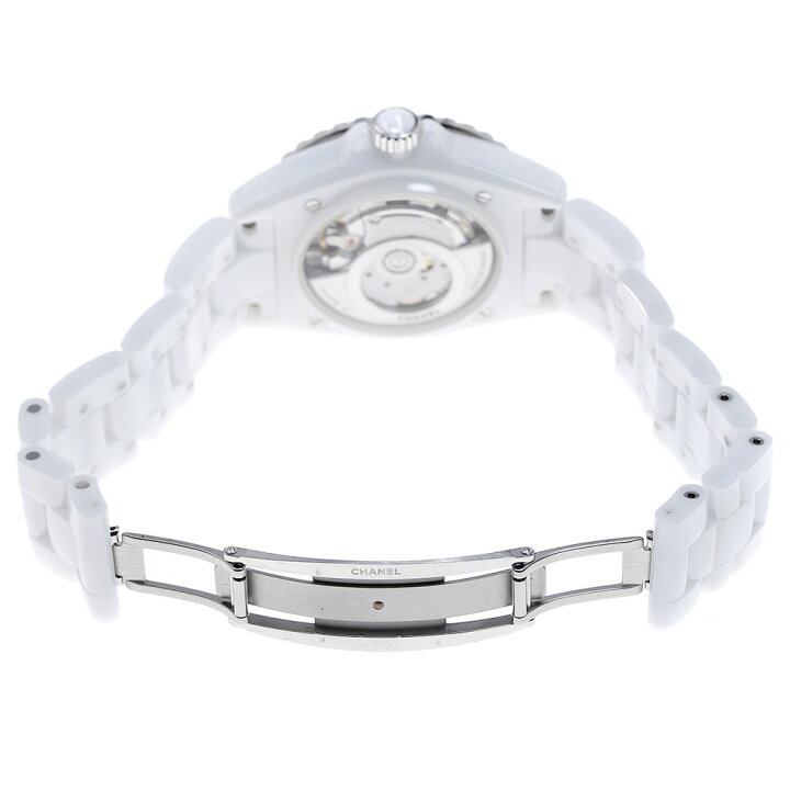 楽天市場】シャネル CHANEL H5700 J12 白セラミック デイト 自動巻き  