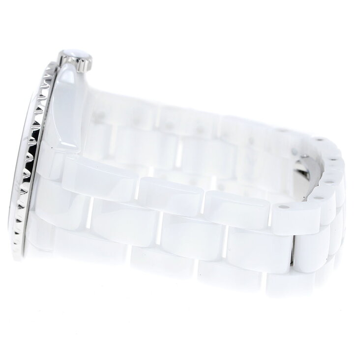楽天市場】シャネル CHANEL H5700 J12 白セラミック デイト 自動巻き  