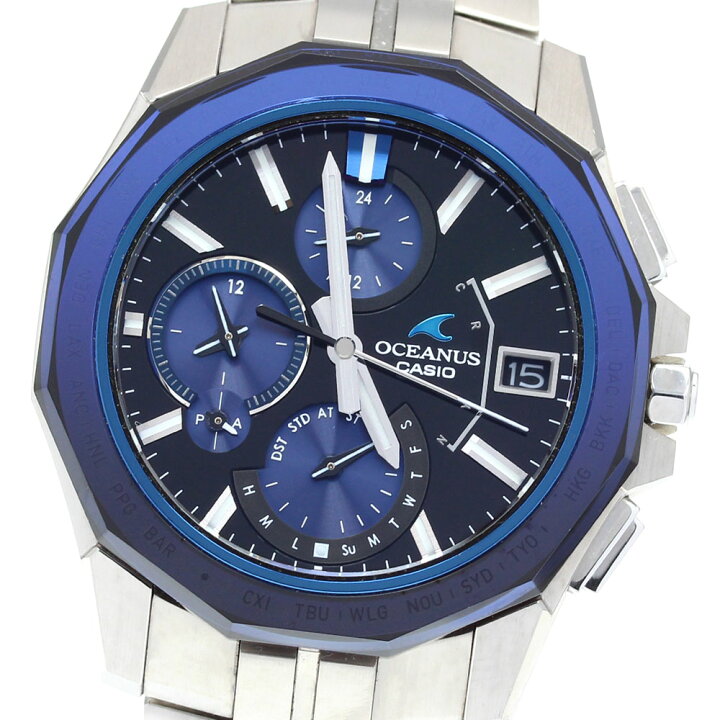 楽天市場】カシオ CASIO OCW-S6000-1AJF オシアナス マンタ S6000 