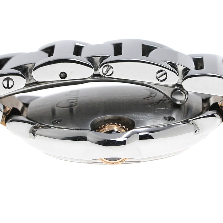 楽天市場】カルティエ CARTIER WE902052 バロンブルーSM K18PGコンビ  