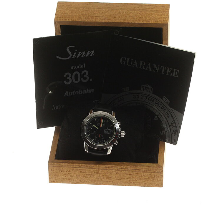 楽天市場】ジン Sinn 303 アウトバーン クロノグラフ デイデイト 自動 