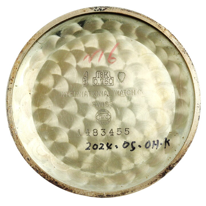 楽天市場】IWC IWC SCHAFFHAUSEN K18YG cal.89 手巻き メンズ _808385  