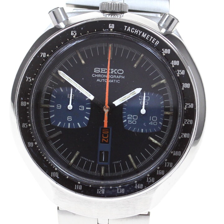 楽天市場】セイコー SEIKO 6138-0040 5スポーツ スピードタイマー 黒馬  