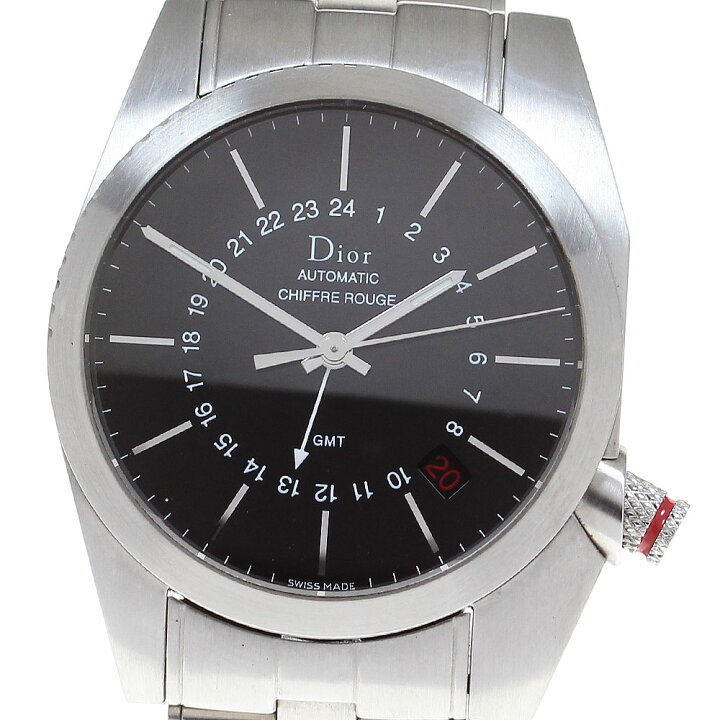 楽天市場】ディオール Dior CD084210 シフルルージュ GMT 自動巻き 