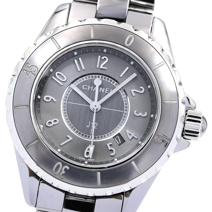 楽天市場】シャネル CHANEL H2978 J12 クロマティック デイト クォーツ  