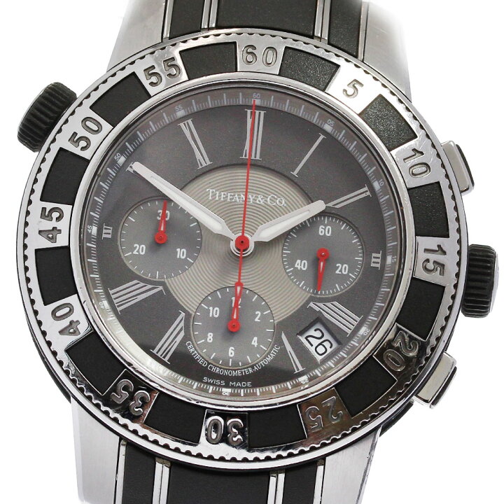 楽天市場】ティファニー TIFFANY&Co. マークT-57 クロノグラフ 自動  