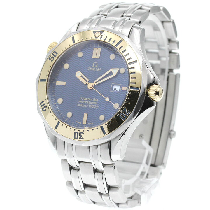 楽天市場】オメガ OMEGA 2442.80 シーマスター300 デイト クォーツ  