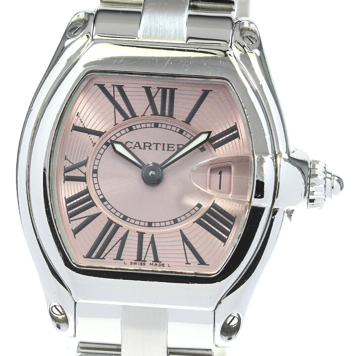 楽天市場】カルティエ CARTIER ロードスターSM デイト クォーツ 