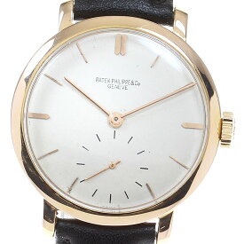 訳あり パテックフィリップ PATEK PHILIPPE カラトラバ K18PG 手巻き メンズ _771558【中古】